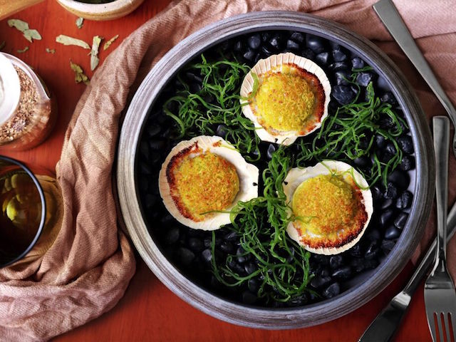 Baked scallops by Cuca. Photo credit: Cuca