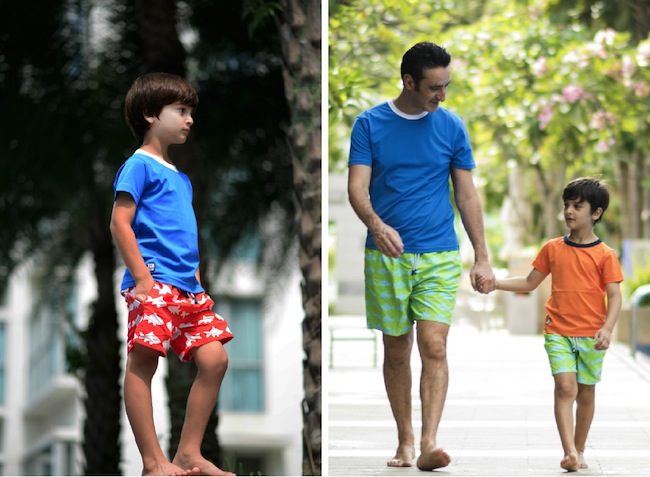 Tom & Teddy’s rash tops fit like a comfy tee and are stylish enough to wear out of the pool.