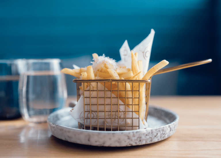 Can’t say no to truffle fries? Snack on these plates piled high with chips