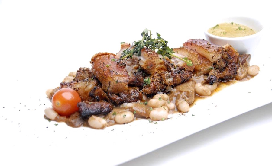 Chef Neo’s signature pancetta arrosto at Pietro Ristorante Italiano (via Facebook)