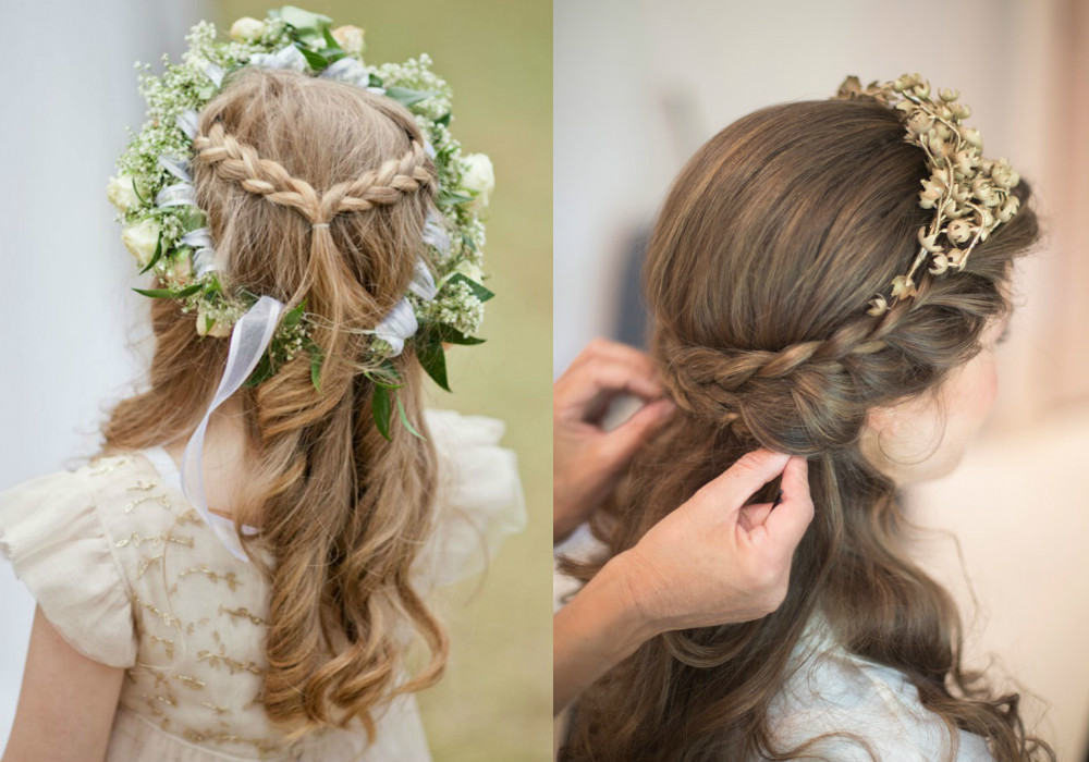 little girl updos for weddings