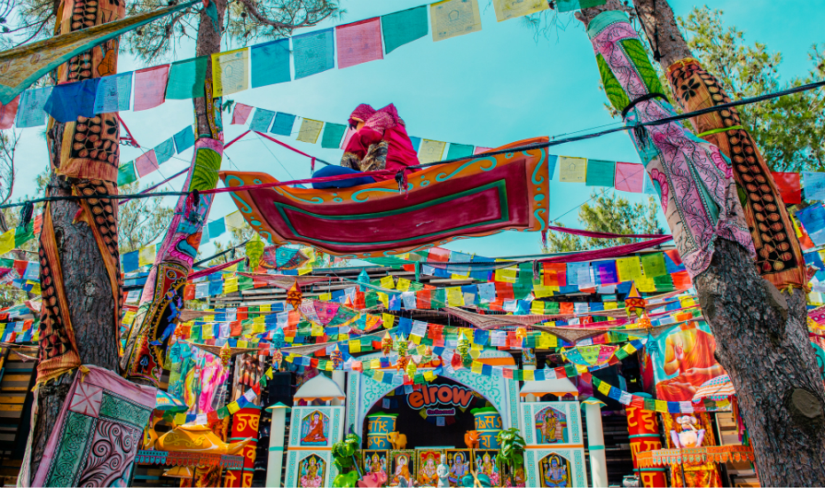 Enter the kaleidoscopic world of Kalypso Feat. Elrow (Credit: Matt Eachus)