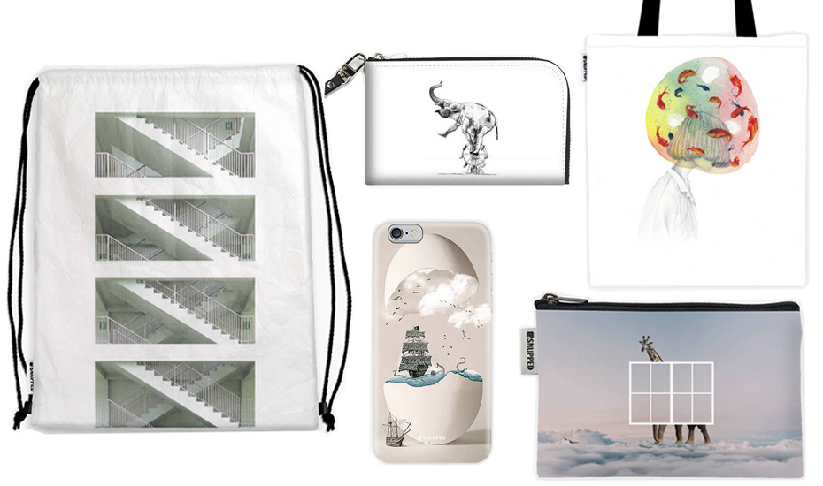 Exclusively designed laptop sleeves, totebags and phone cases at SNUPPED x Noise