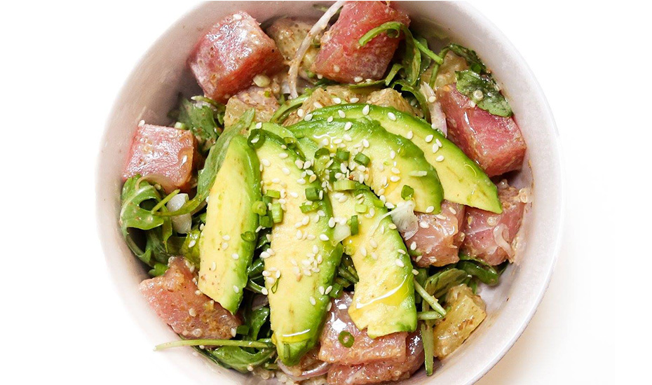 Ahi poke bowl from Sprout