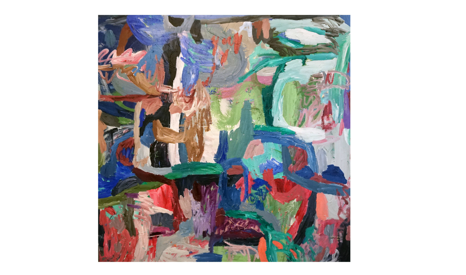 Coloured Rice. 120cm x 120cm