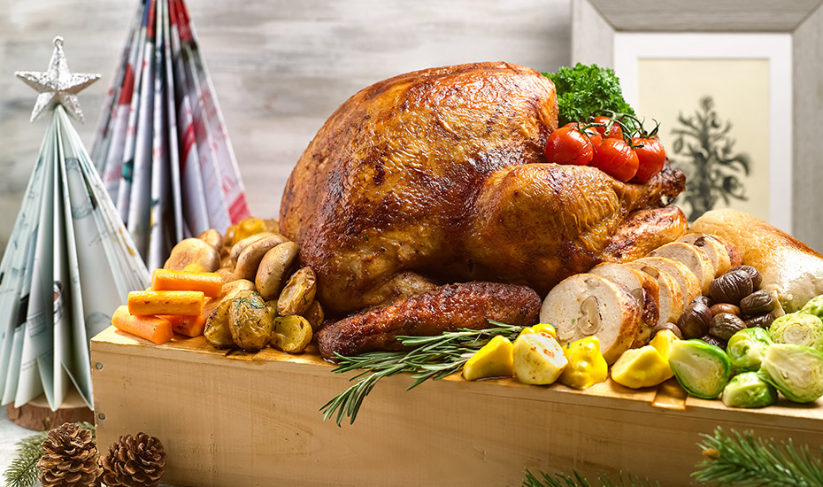 Christmas isn't Christmas unless you've got a massive turkey on the dining table
