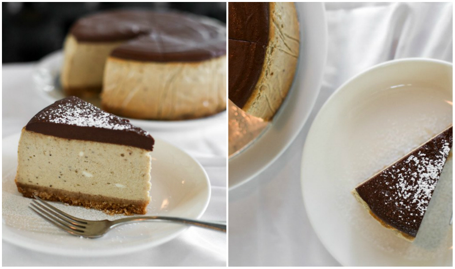 Dark Chocolate Banana Cheesecake