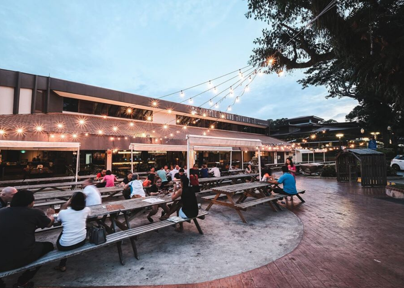 Little Island Brewing Co | Alfresco dining in Singapore