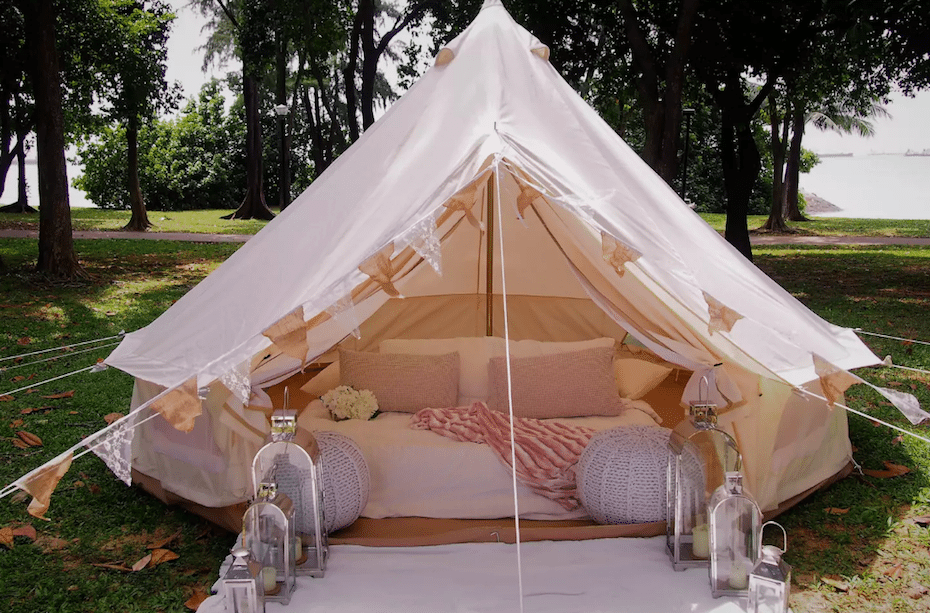Glamping in Asia: Singapore glamping