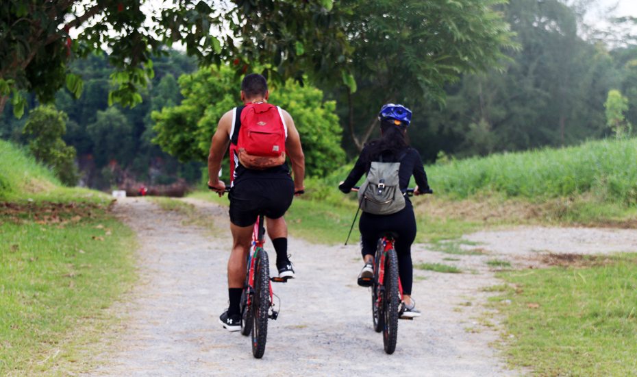 Parks in Singapore: Mountain biking in Pulau Ubin