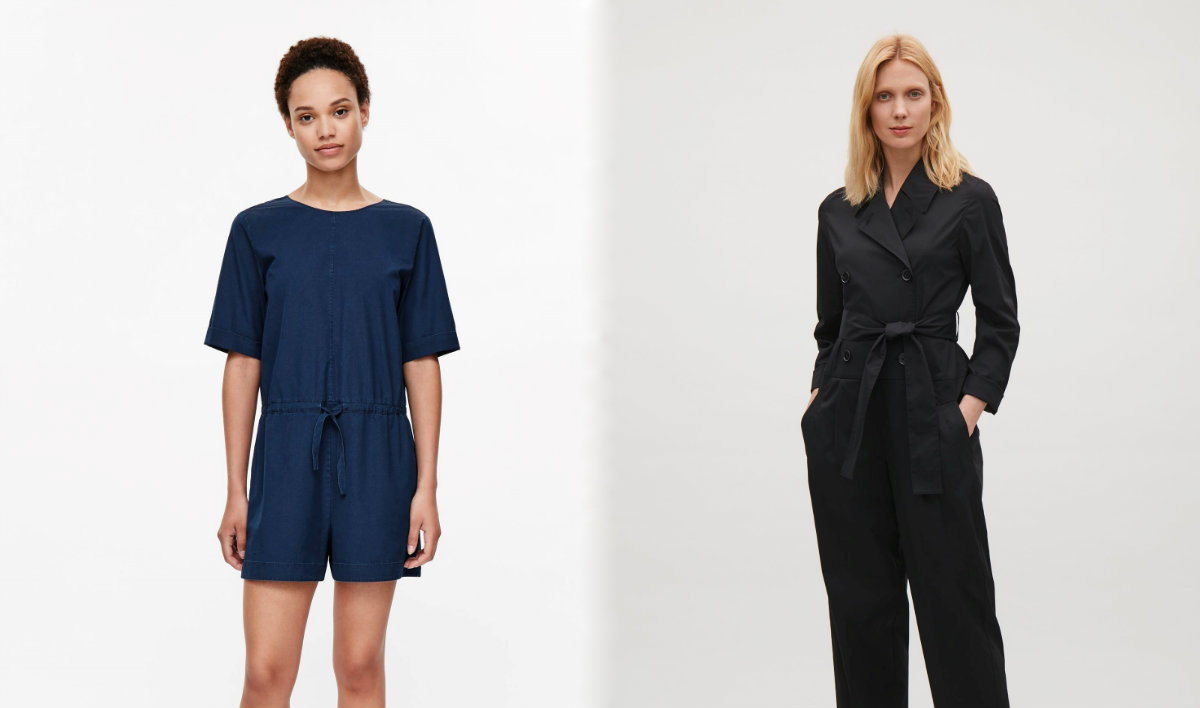 cos denim jumpsuit
