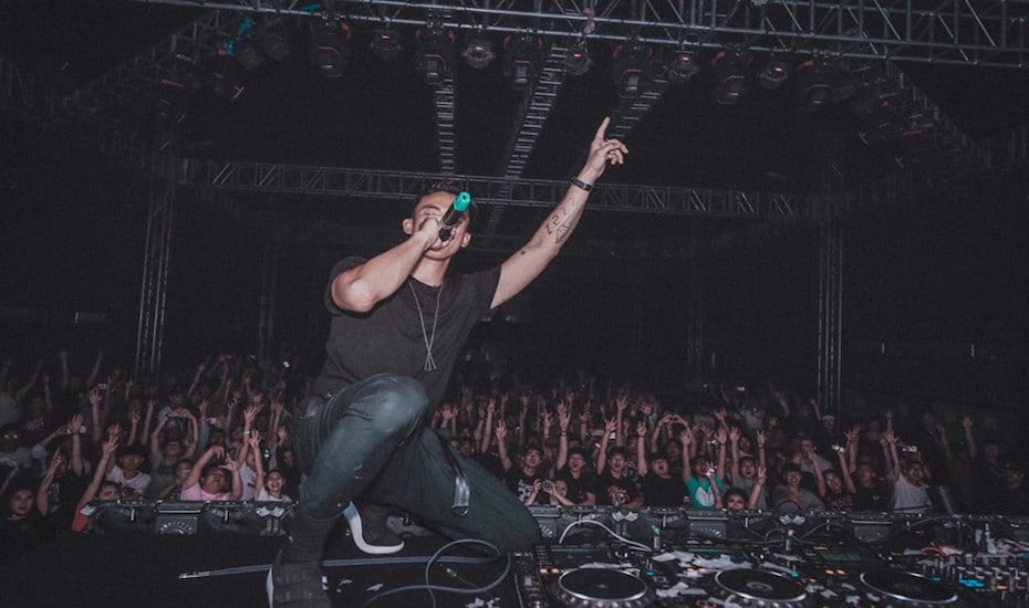 Myrne is a local DJ who's also studying for a degree