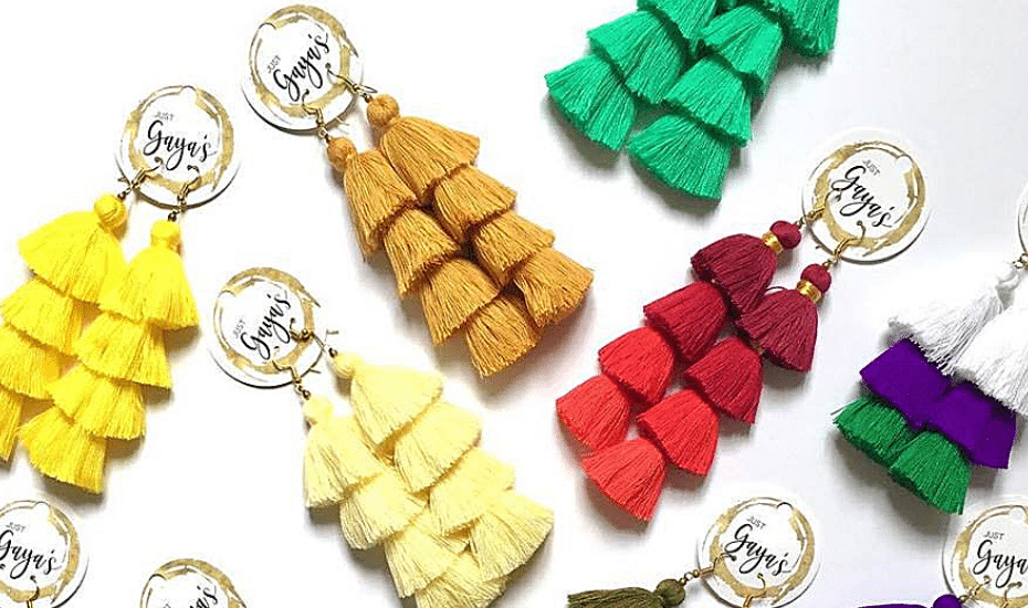 Statement earrings in Singapore: Just Gaya's