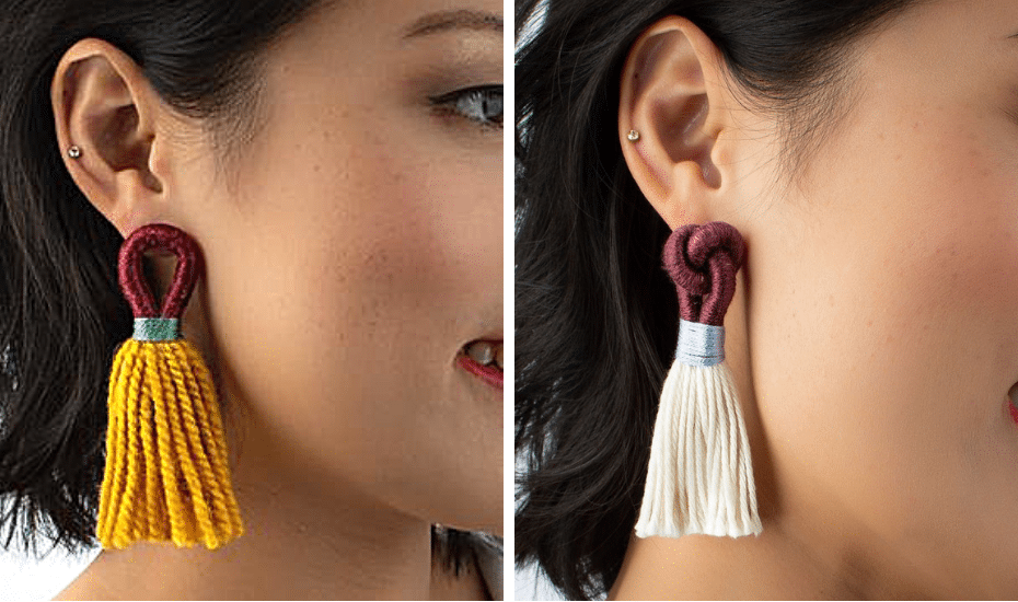 Statement earrings in Singapore: Talee