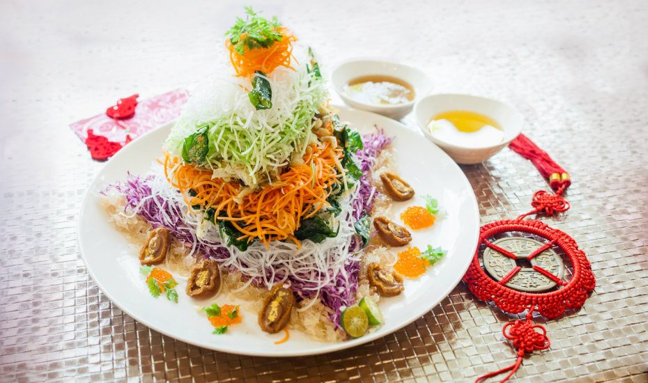 Chinese New Year menus and feasts