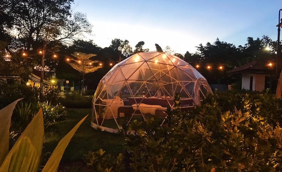 The Summerhouse now has igloos in its gorgeous garden for dining in a dome, and the experience is next level