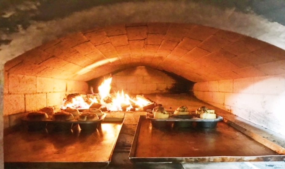Firebake's daily bread is baked in-house in the two handmade woodfired ovens.