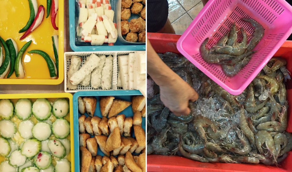 Wet markets in Singapore