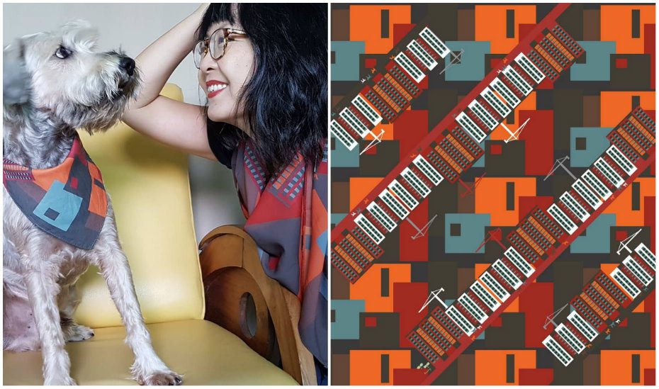 These Binary Style scarves totally make us want to twin with our dogs