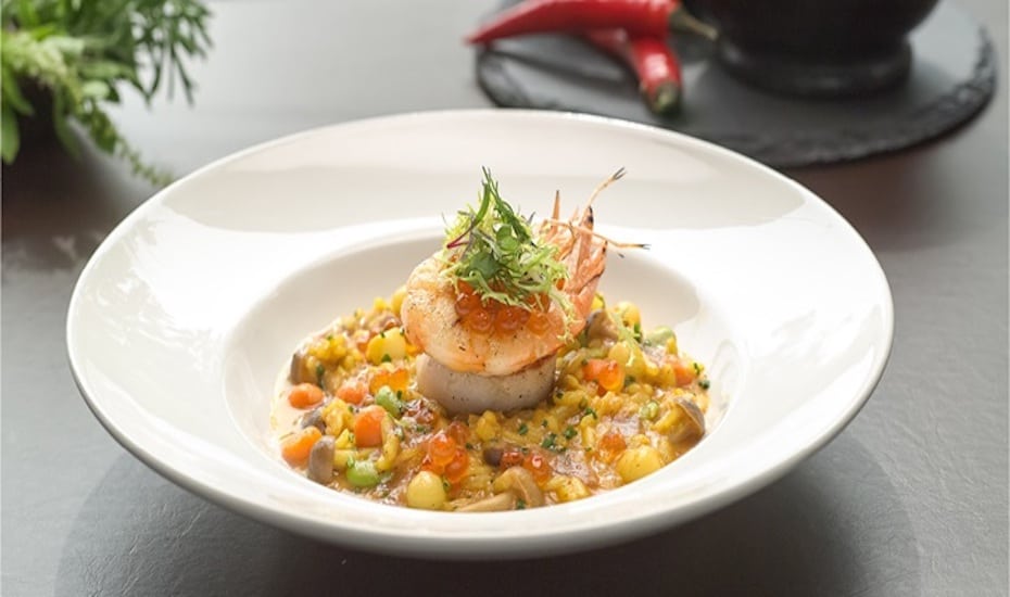 The health conscious food at Tangerine is perfect for health-conscious Dads
