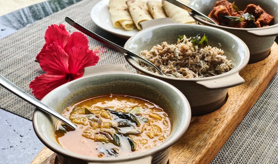 Maldivian breakfast with masuni at The Residence Maldives