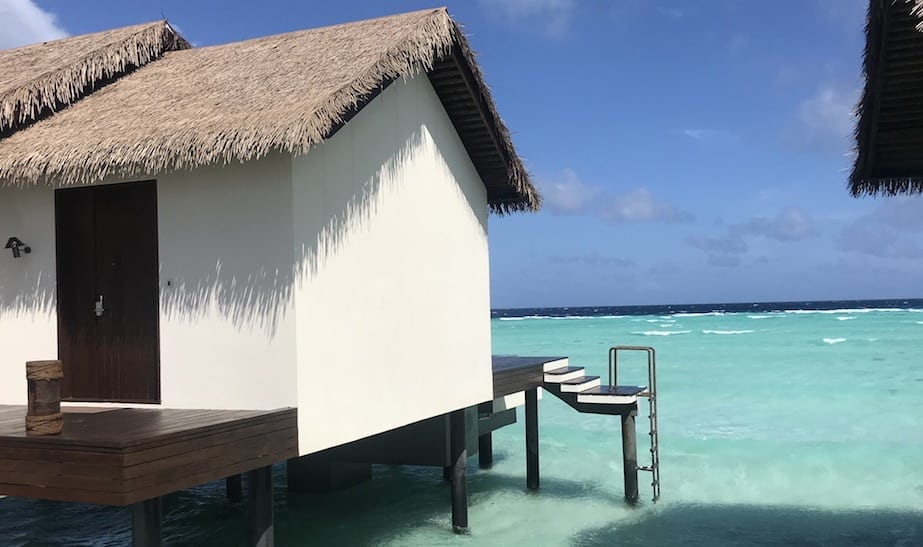 Our Water Villa at The Residence Maldives. Slip straight into the clear waters of a private lagoon.