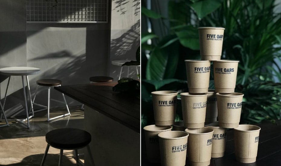 FIve Oars Coffee Roasters at Tanjong Pagar.
