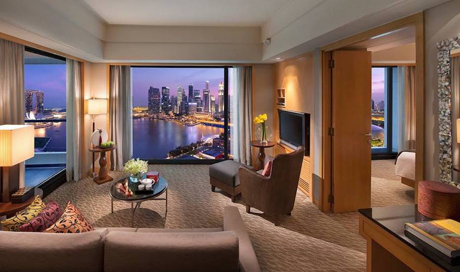 Spacious rooms and a sick view makes Mandarin Oriental the ideal destination to catch the F1 action