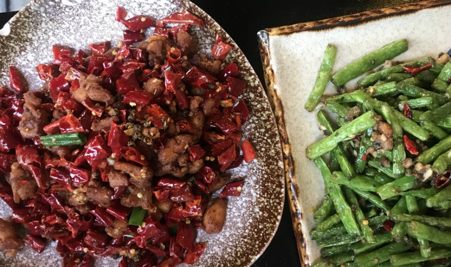Szechuan food in Singapore: The dishes look mild? Don’t let it deceive you, it sure packs a punch! Phototgraphy: Selina Altomonte