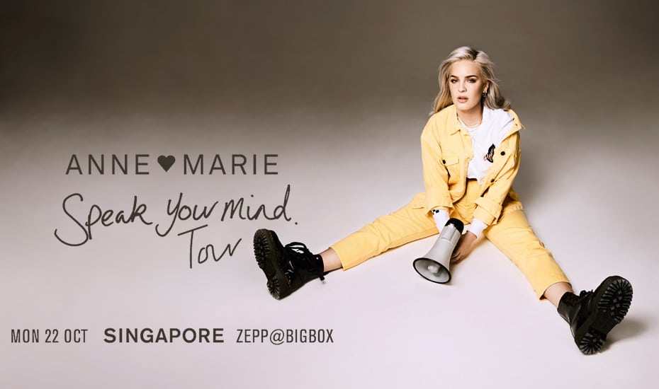 Speak Your Mind Tour Anne Marie