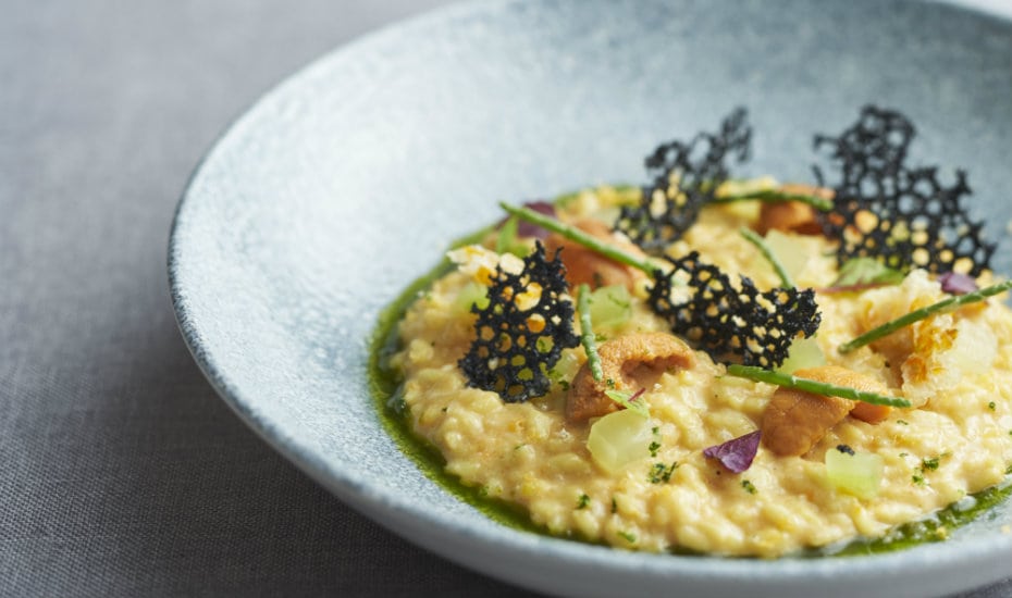 Uni Saffron Risotto | Swissotel The Stamford