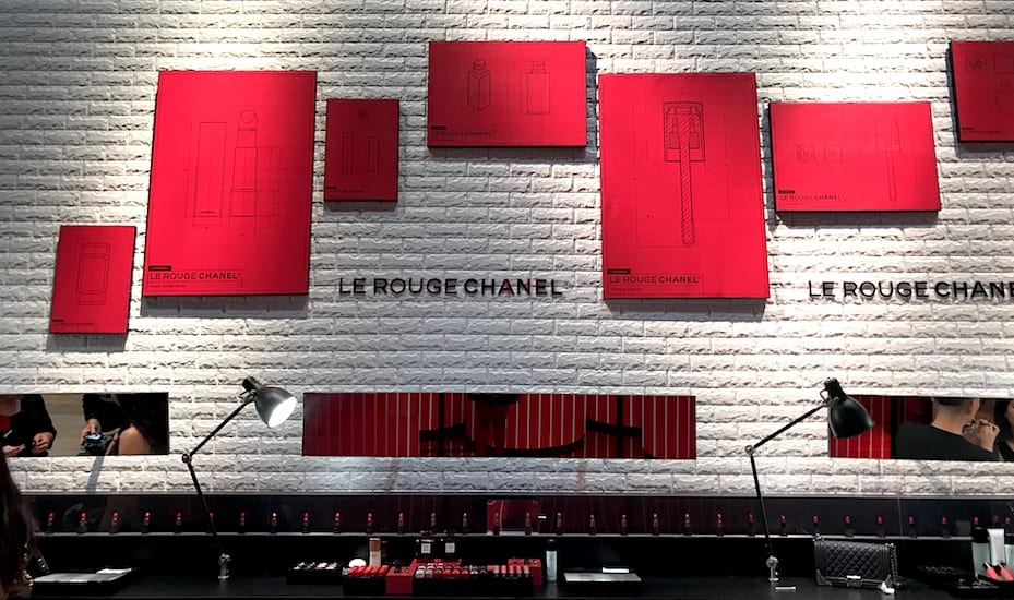 Be the first to own a red edition of the iconic Chanel N°5 perfume at Chanel’s Le Rouge beauty pop-up