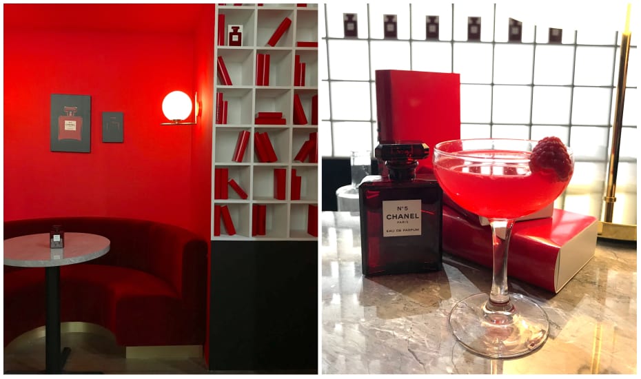 Chanel Le Rouge beauty pop-up | Chanel popup