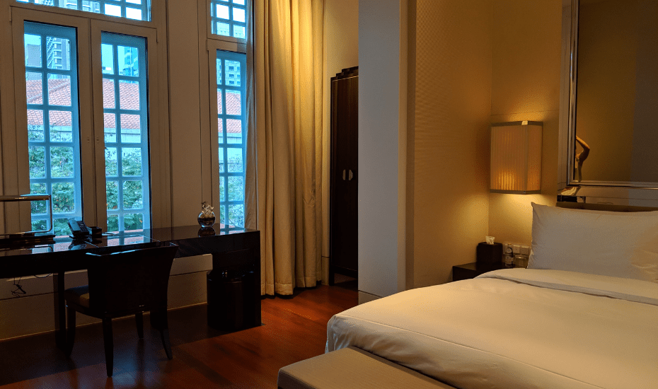 A look at the rooms and windows at The Capitol Kempinski Hotel Singapore