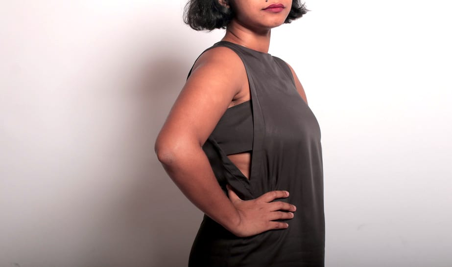 The relaxed sheath dress in lyocell by ethical fashion label Esse