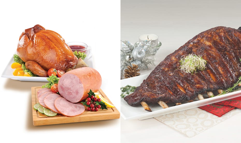 Christmas food at Warehouse Club: Pick up a roast chicken, ham or Iberico pork ribs