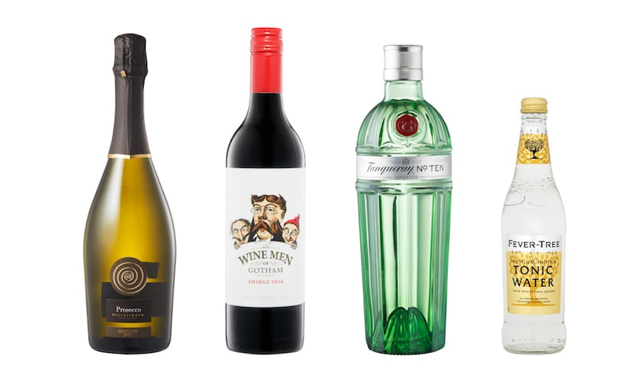 Great deals at Warehouse Club on Prosecco, Shiraz, Tanqueray No.10 and Fever Tree tonic