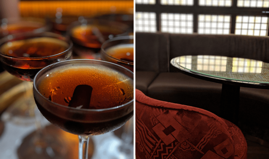 Open that little passport-esque menu at Idlewild to find 20 artfully created cocktails inspired by 10 cities along the Transatlantic Route.