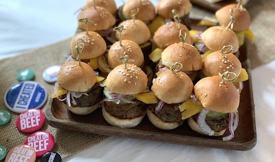 Impossible Foods debuts in Singapore | The Impossible Satay Sliders from Prive Orchard