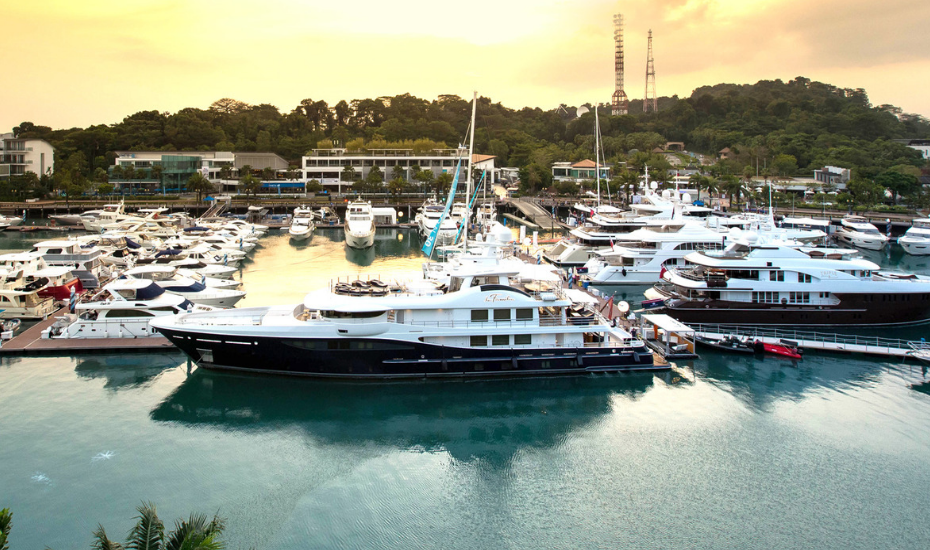 The exclusive private members club One°15 Marina Club is located at Sentosa Cove, Singapore’s prime leisure district