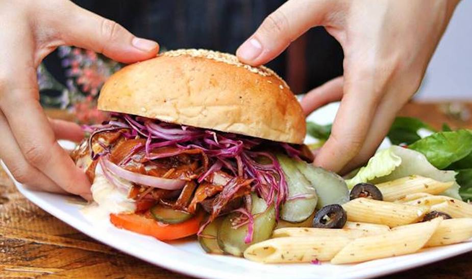 Plant-based menu from vegan cafe Well Dressed