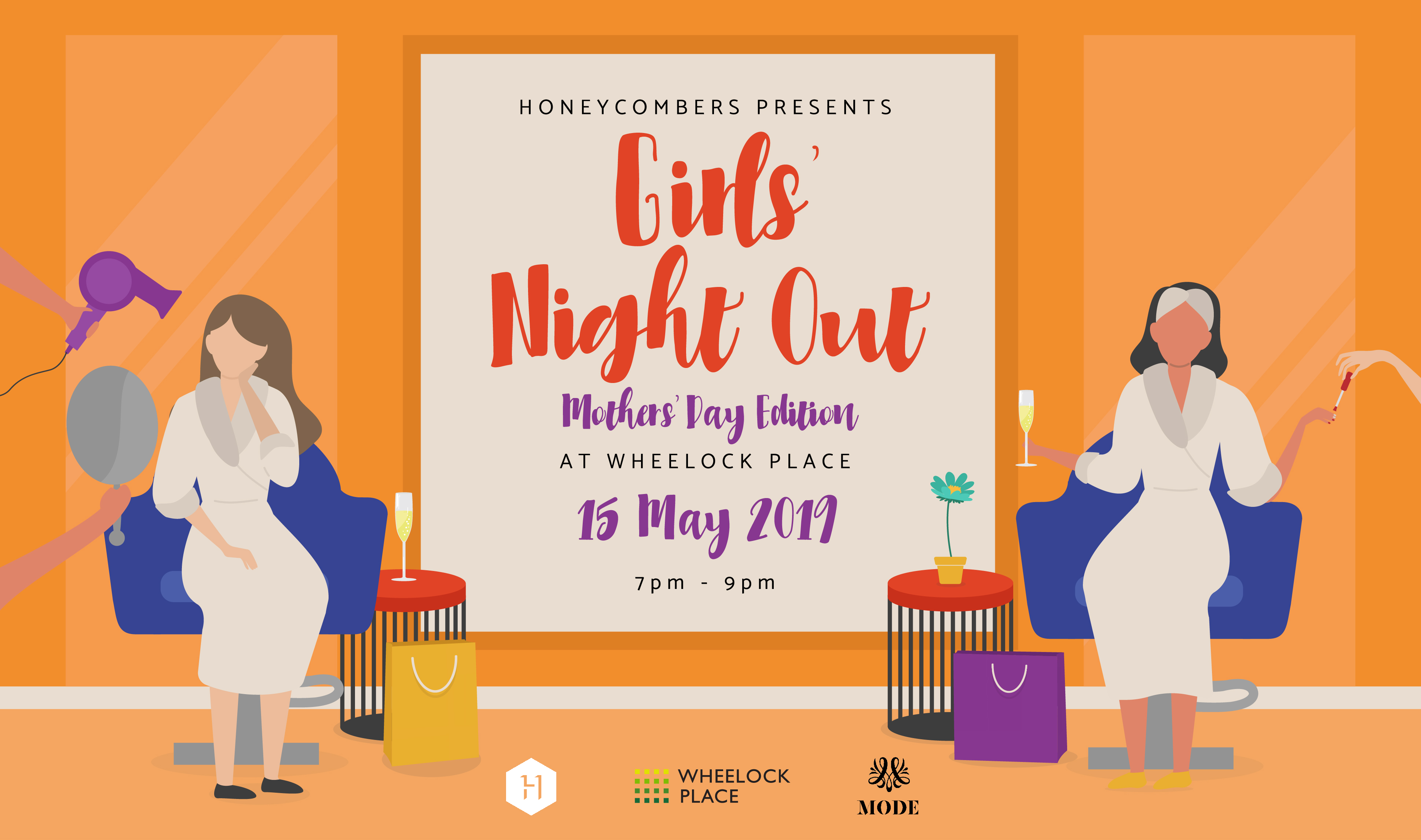 Clear your diary! We’re gearing up for a night of pampering, free-flow prosecco and prizes at MODE Studio, Wheelock Place!