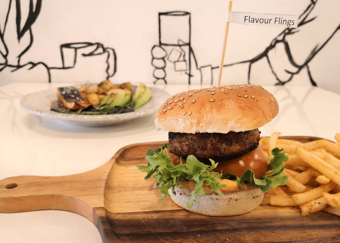 flavour flings | burgers | halal restaurants and cafés in Singapore