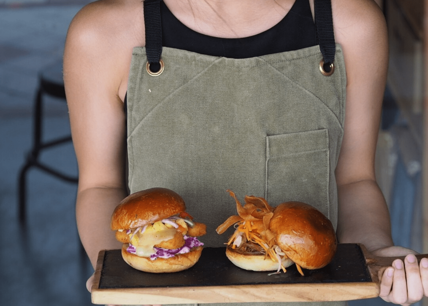 penny university burger | halal cafes in Singapore