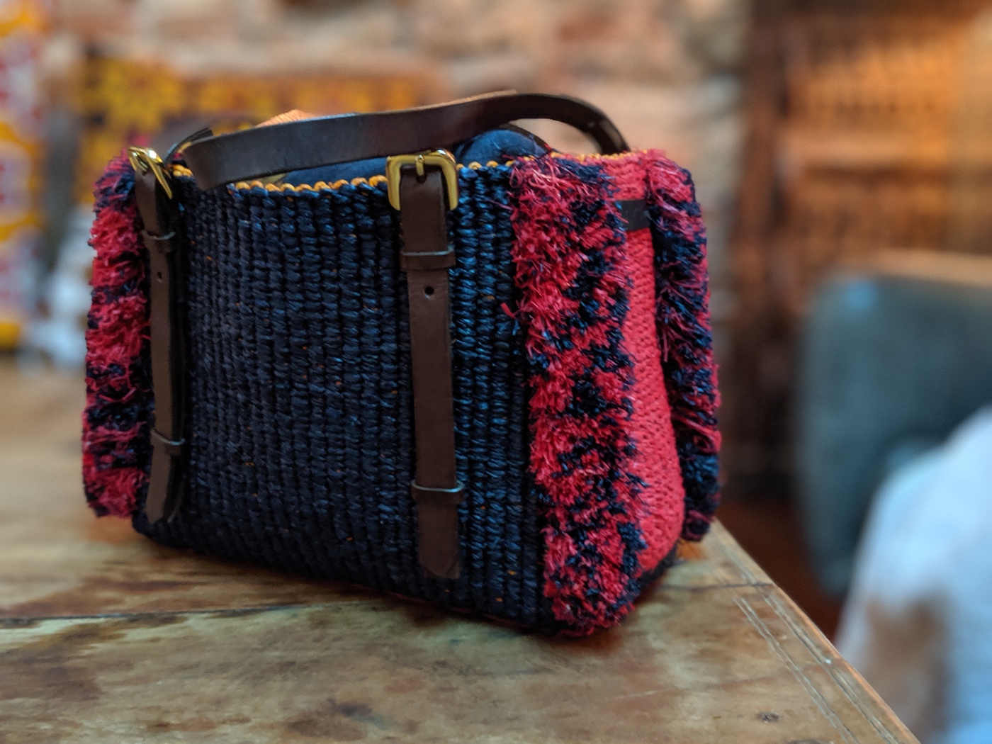 Chetna Bhatt of Ashepa Lifestyle is rarely seen without the colourful Como Ruffled Tote by AAKS.