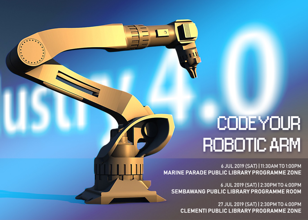 [Future of Work] Code Your Robotic Arm Singapore