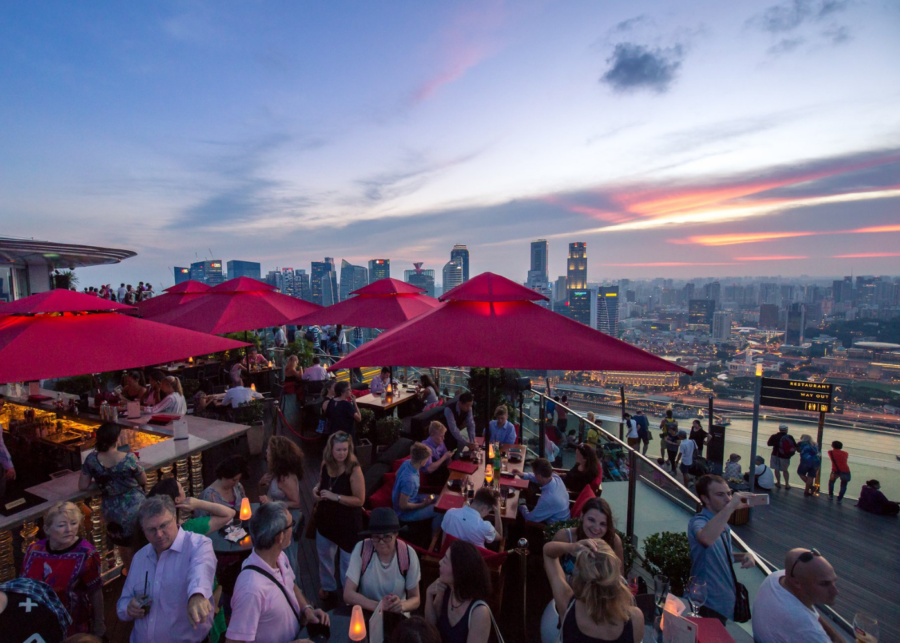 Ce La Vi is one of the most iconic rooftop bars in Singapore