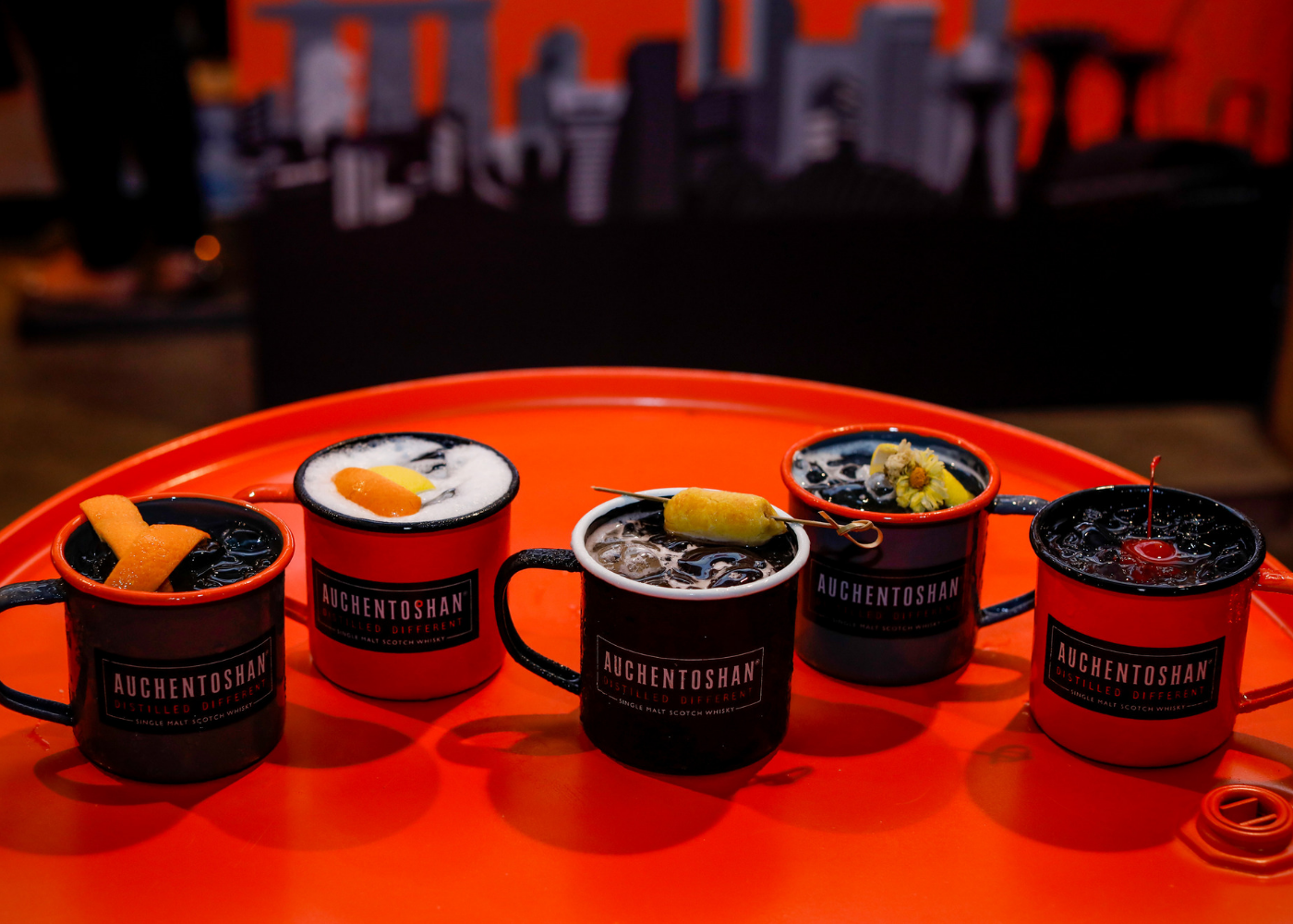 The Auchentoshan pop-up features five locally-inspired whisky cocktails