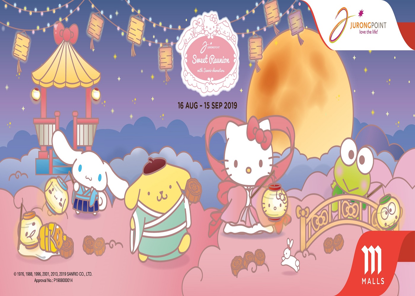 Mid Autumn Festival At Jurong Point Sweet Reunion With Sanrio Characters Honeycombers Singapore