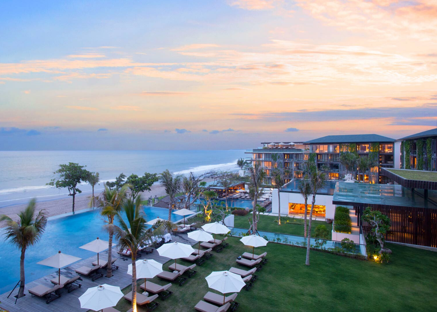 beachfront pool resort bali